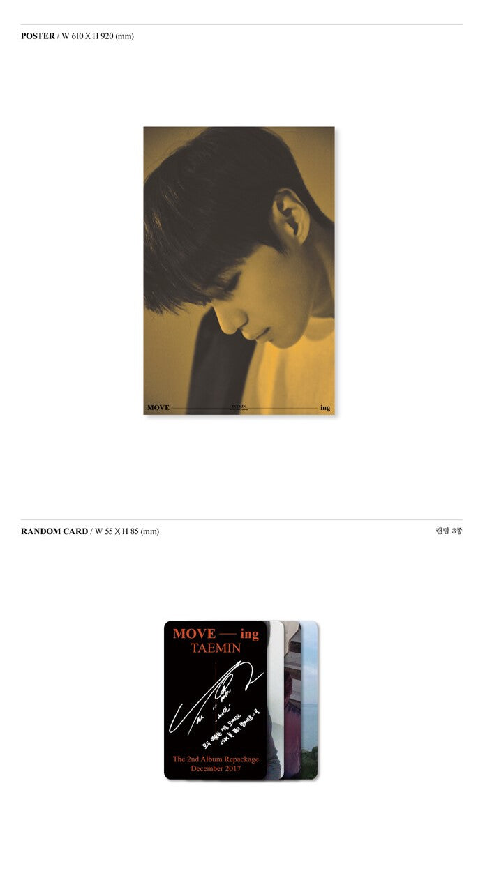 Taemin (SHINee) 2nd Album Repackage - MOVE -ing