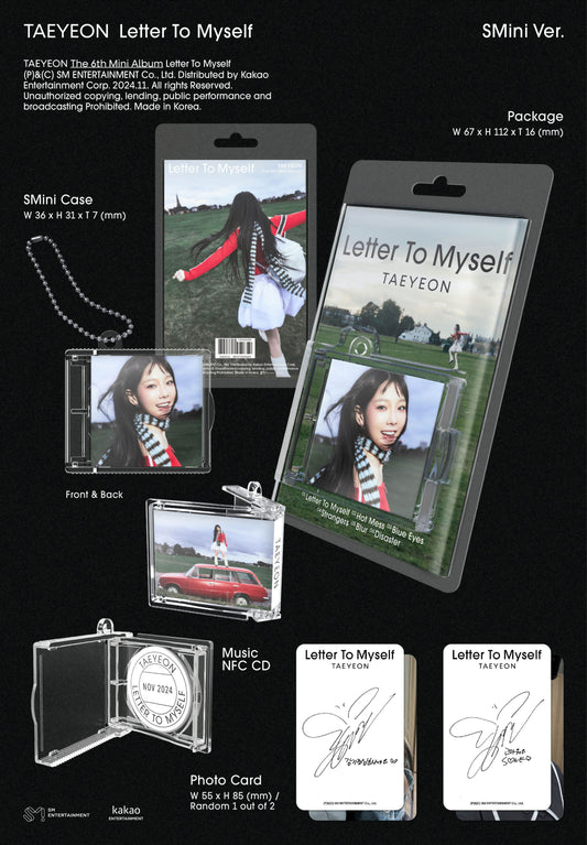 TAEYEON The 6th Mini Album – Letter To Myself (SMini Ver.)