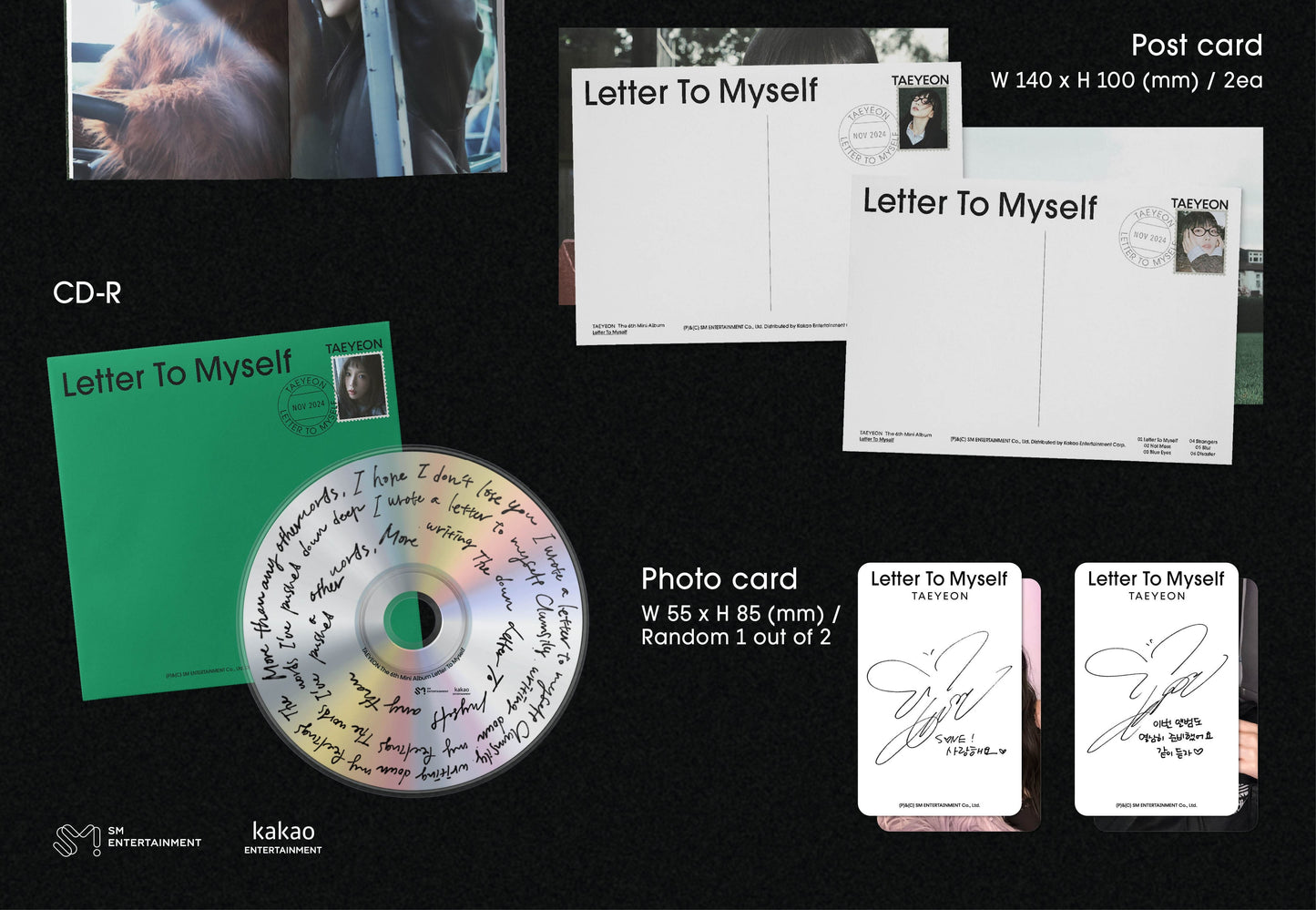 TAEYEON The 6th Mini Album – Letter To Myself (To Ver.)