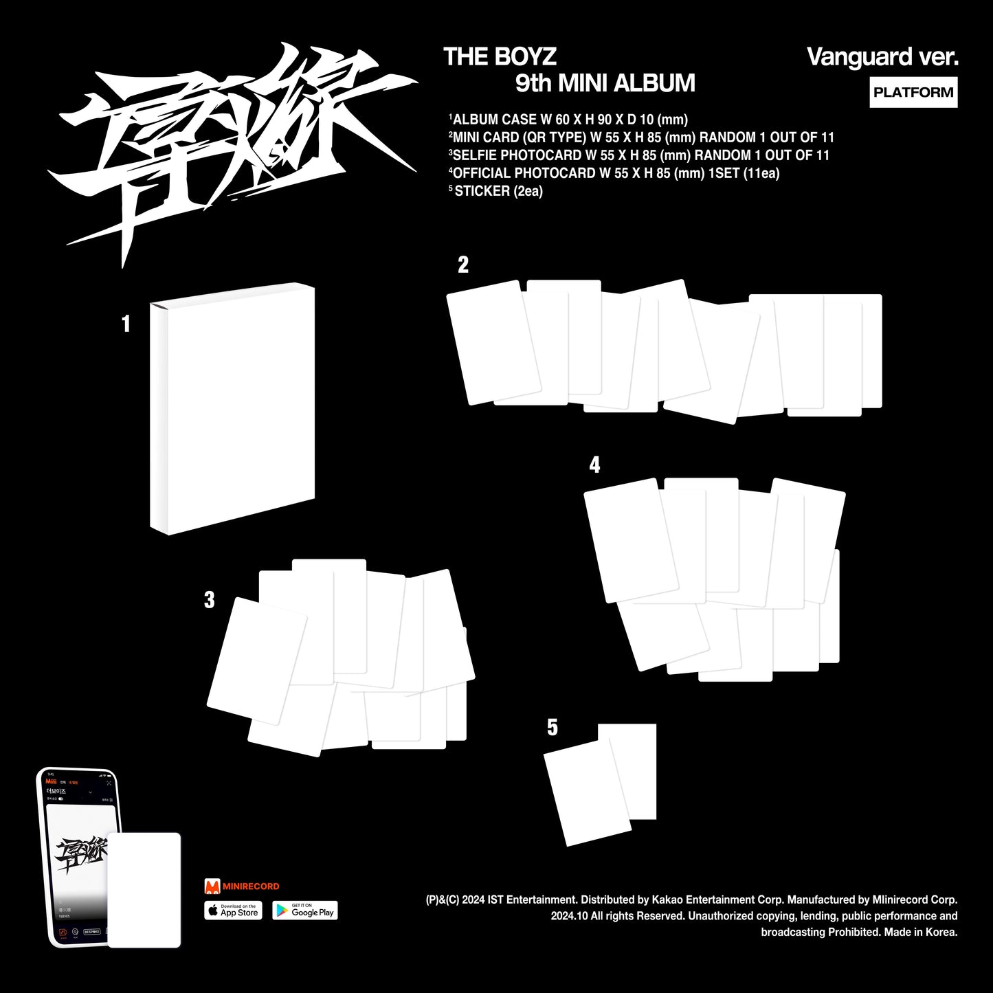 THE BOYZ 9th Mini Album – 導火線 (Trigger) (Platform Ver.)