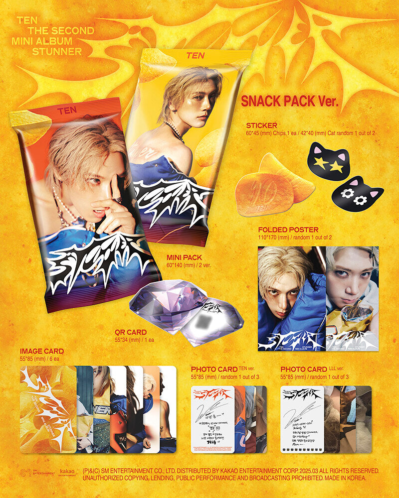 TEN The 2nd Mini Album – STUNNER (QR Ver.)