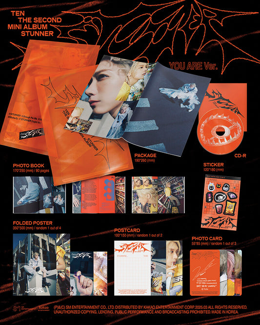 TEN The 2nd Mini Album – STUNNER (Pack Book Ver.)