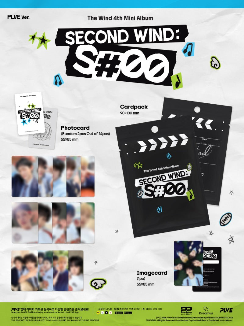 PRE-ORDER: The Wind 4th Mini Album - Second wind : S#00 (Platform Ver.)