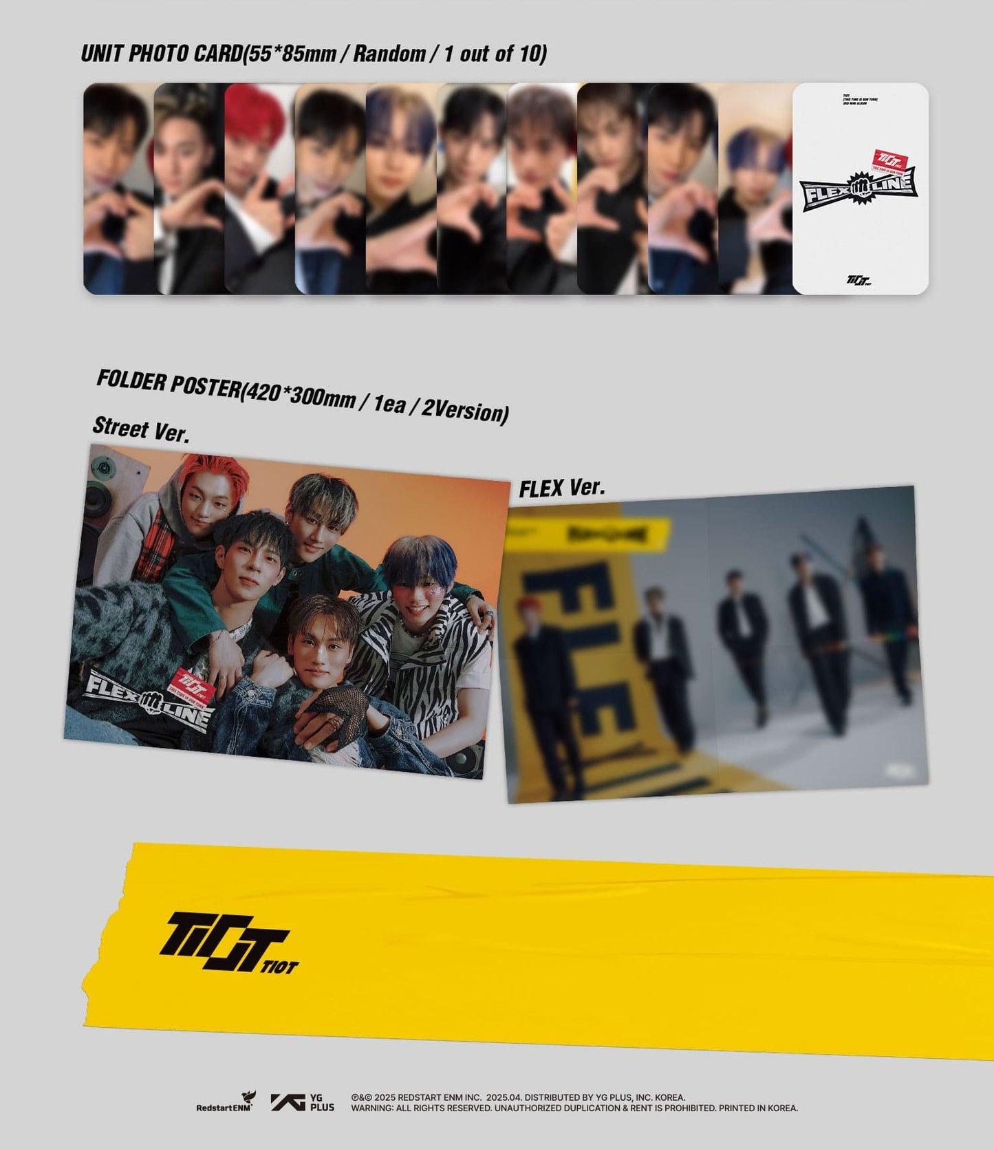 TIOT 3rd Mini Album – FLEX LINE (Photobook Ver.) (Random)