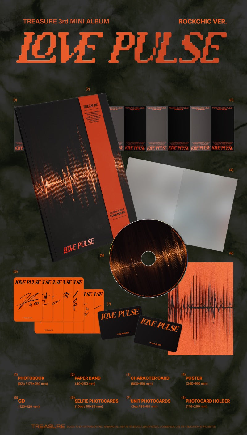 TREASURE 3rd Mini Album – LOVE PULSE (Random)
