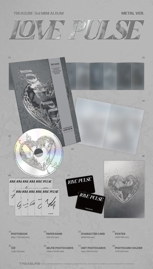TREASURE 3rd Mini Album – LOVE PULSE (Random)