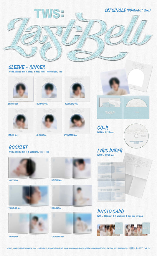 TWS 1st Single Album – Last Bell (COMPACT Ver.) (Random)