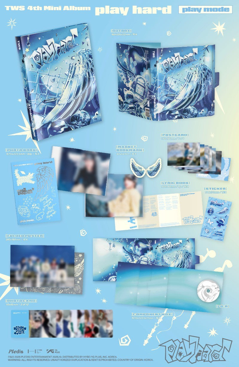 TWS 4th Mini Album - play hard (Random)