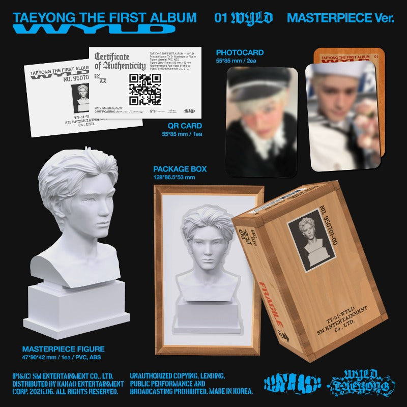 TAEYONG (NCT) The 1st Album - WYLD (Masterpiece Ver.) (Limited)