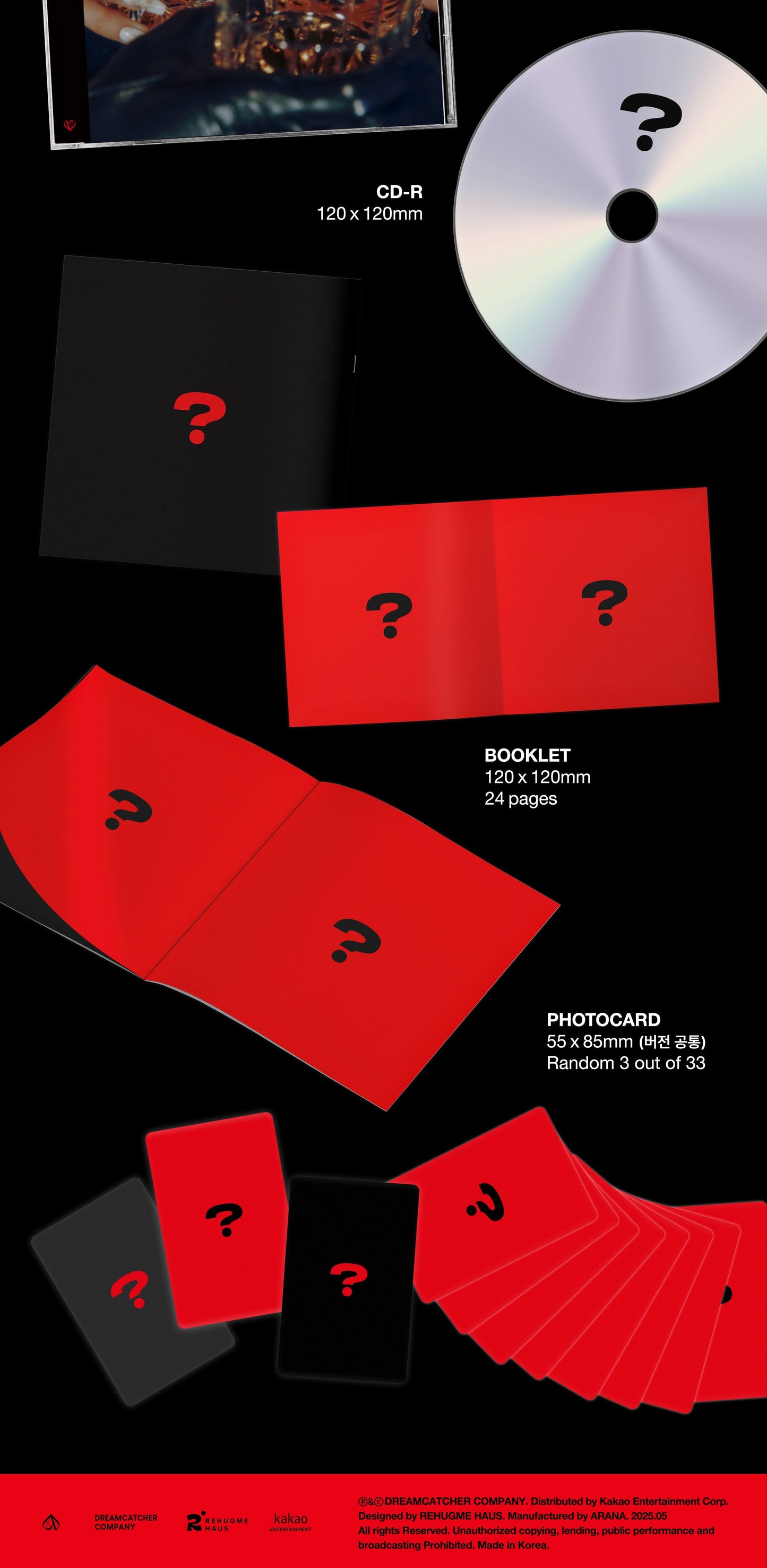 UAU (Dreamcatcher) 1st Mini Album – Playlist #You Are You (Normal Edition)