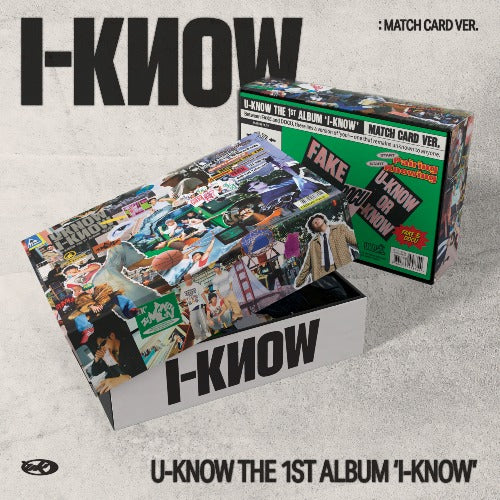 PRE-ORDER: U-KNOW (TVXQ) The 1st Album - I-KNOW (Match Card Ver.) (Smart Album)