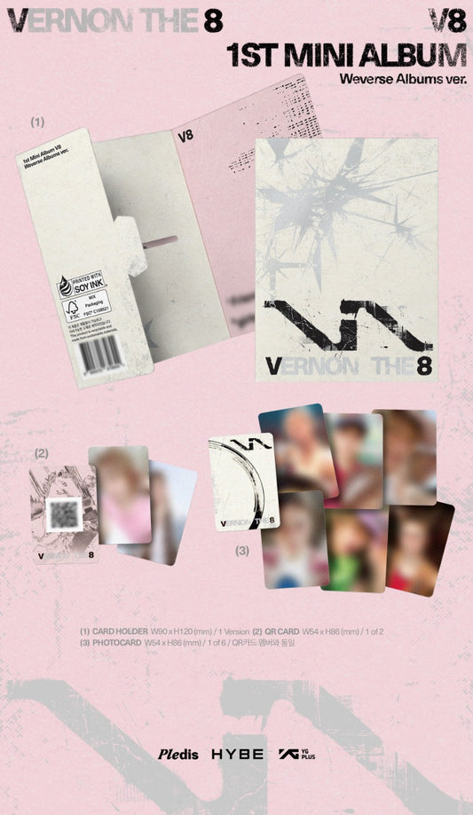 V8 (Seventeen) 1st Mini Album - V8 (Weverse Albums Ver.)