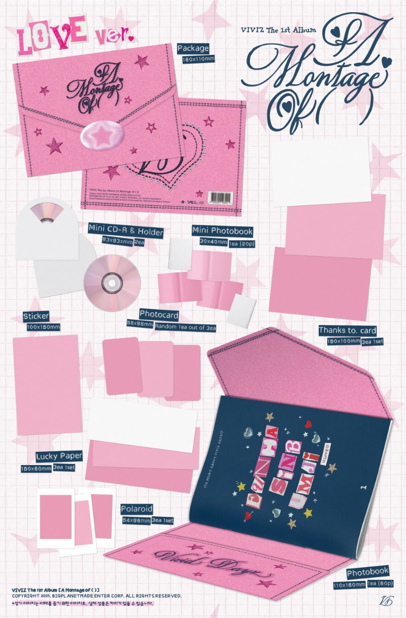VIVIZ The 1st Album – A Montage of () (LOVE Ver.)