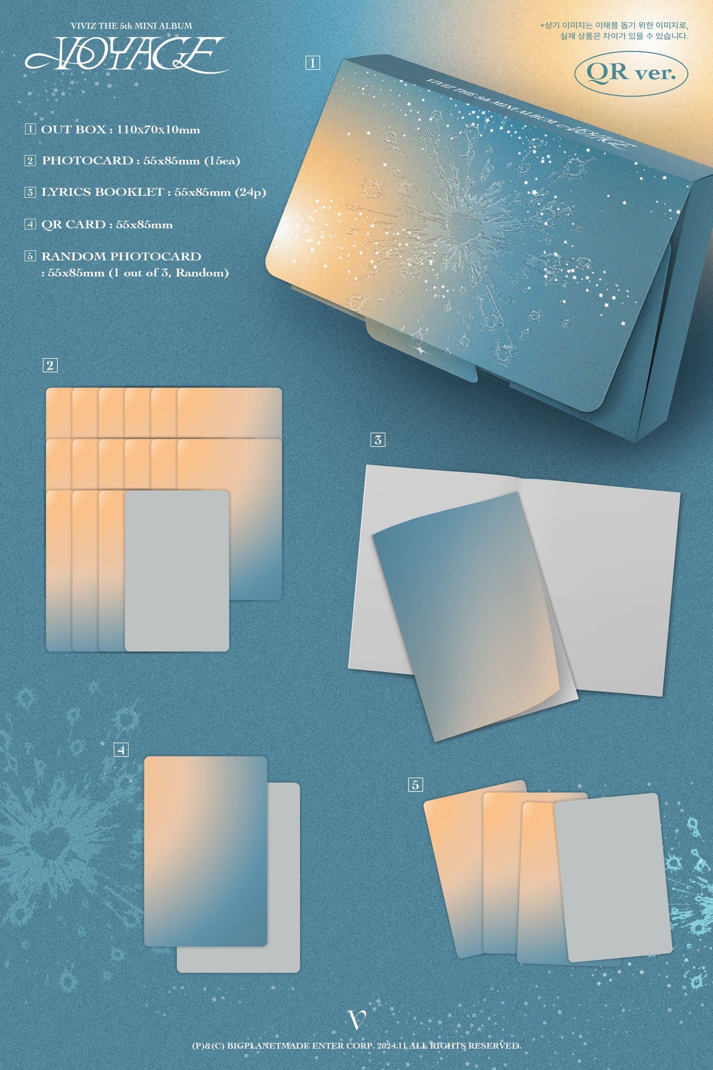 VIVIZ The 5th Mini Album – VOYAGE (QR Ver.)