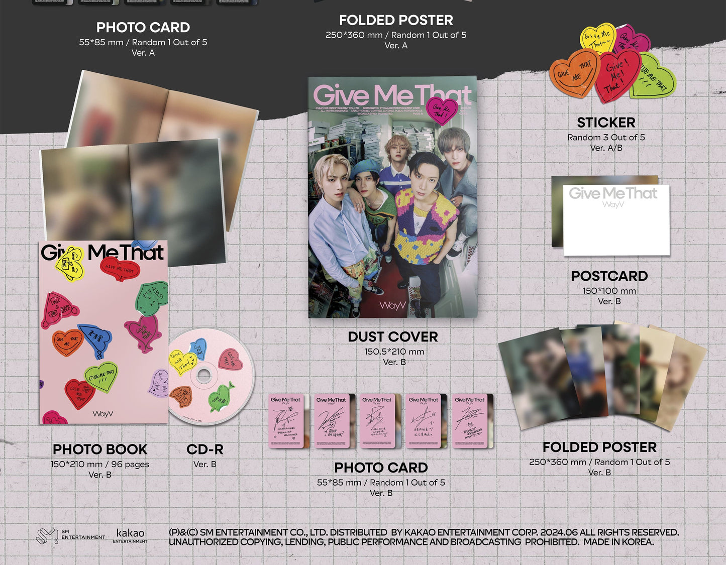 WayV The 5th Mini Album – Give Me That (Photobook Ver.) (Random)