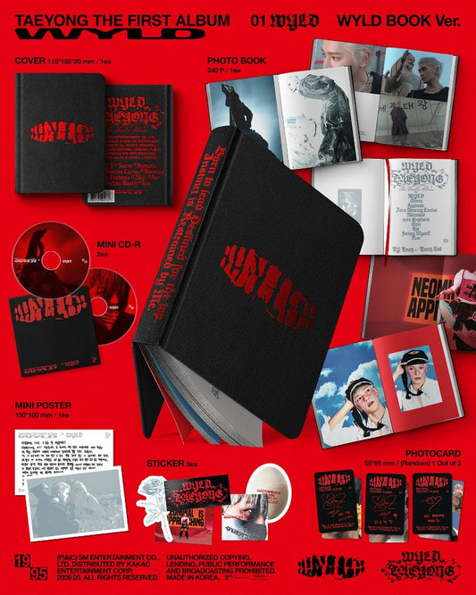 TAEYONG (NCT) The 1st Album - WYLD (WYLD BOOK Ver.)