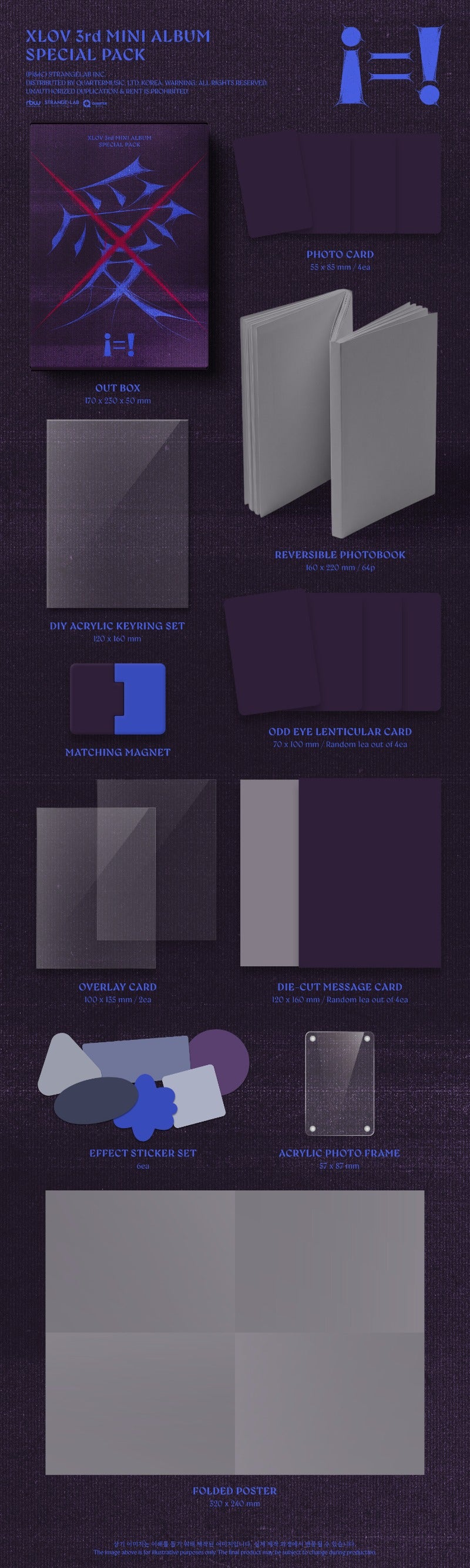 PRE-ORDER: XLOV 3rd Mini Album - i=! (SPECIAL PACK)