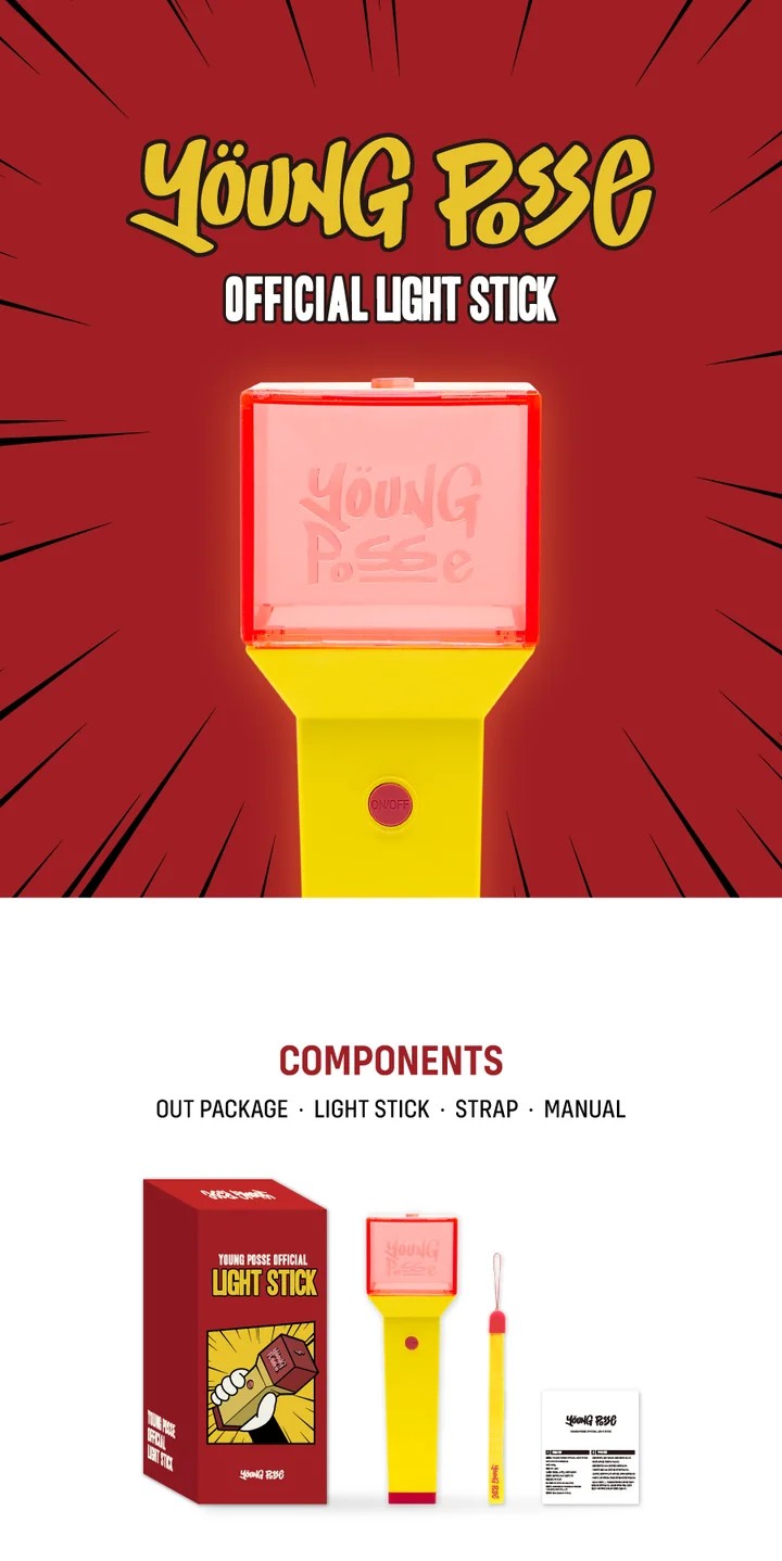 YOUNG POSSE – OFFICIAL LIGHT STICK