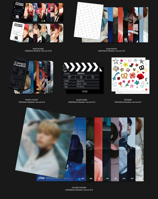 ZEROBASEONE The 4th Mini Album – CINEMA PARADISE (DIGIPACK Ver.) (Random)