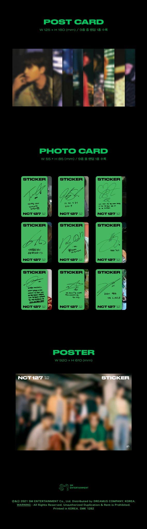 NCT 127 Album Vol. 3 - Sticker (Seoul City Ver.)