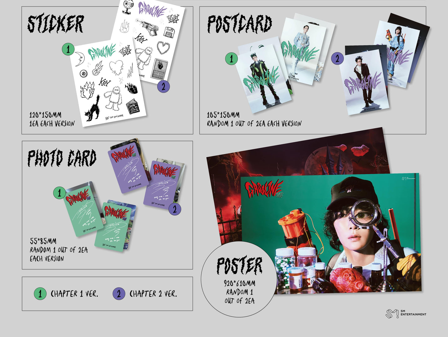 KEY Album Vol. 2 - Gasoline (Booklet Ver.) (Random)