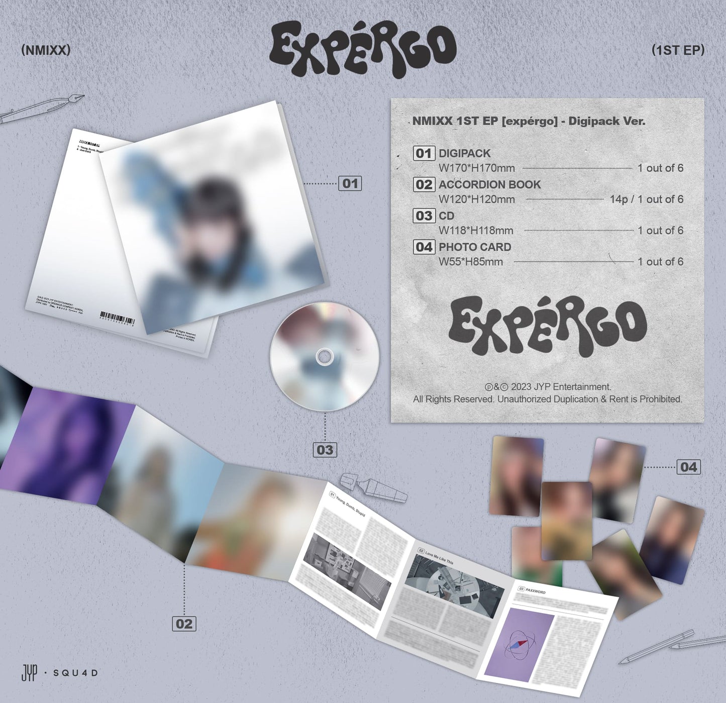 NMIXX - expérgo (Digipack Ver.) (Random)