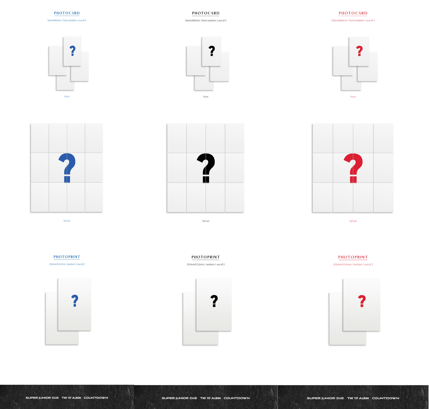 Super Junior - D&E Album Vol. 1 - COUNTDOWN (Random)
