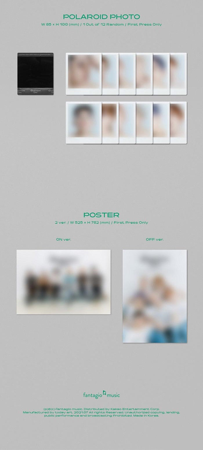 ASTRO Mini Album Vol. 8 - SWITCH ON (Random)