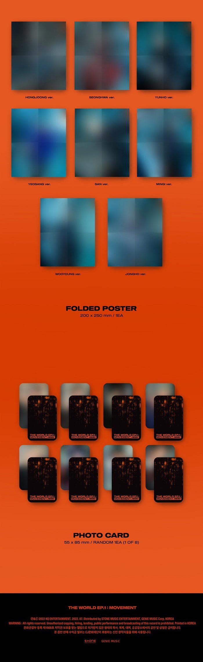 ATEEZ - THE WORLD EP.1 : MOVEMENT (Digipack Ver.)