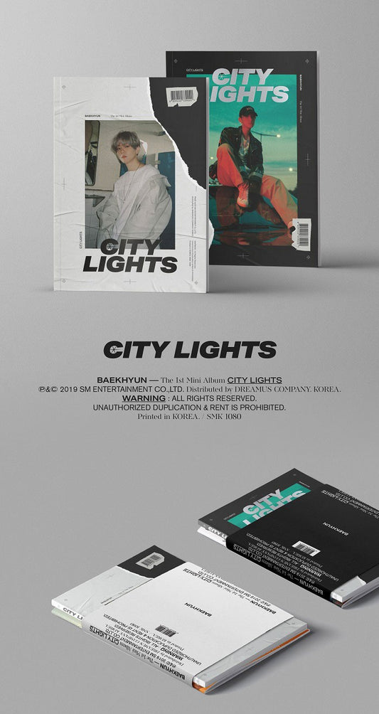 BAEK HYUN (EXO) Mini Album Vol. 1 - City Lights (Random)