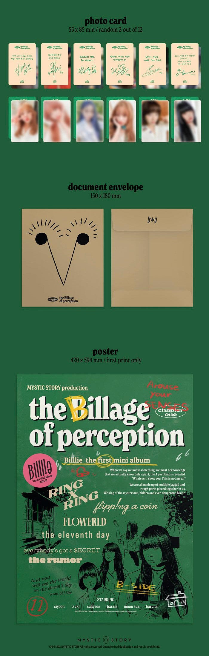 Billlie Mini Album Vol. 1 - the Billage of perception : chapter one