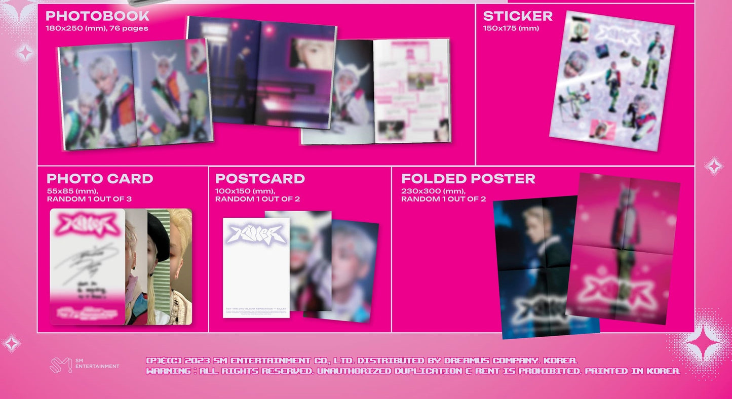 KEY Album Vol. 2 (Repackage) - Killer (Zine Ver.)