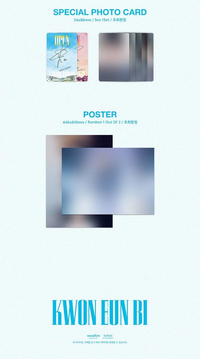KWON EUNBI Mini Album Vol. 1 - OPEN (Random)