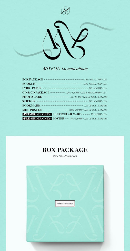 MIYEON Mini Album Vol. 1 - MY