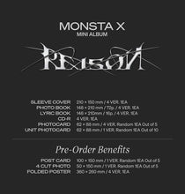 Load image into Gallery viewer, MONSTA X Mini Album Vol. 12 - REASON (Random)