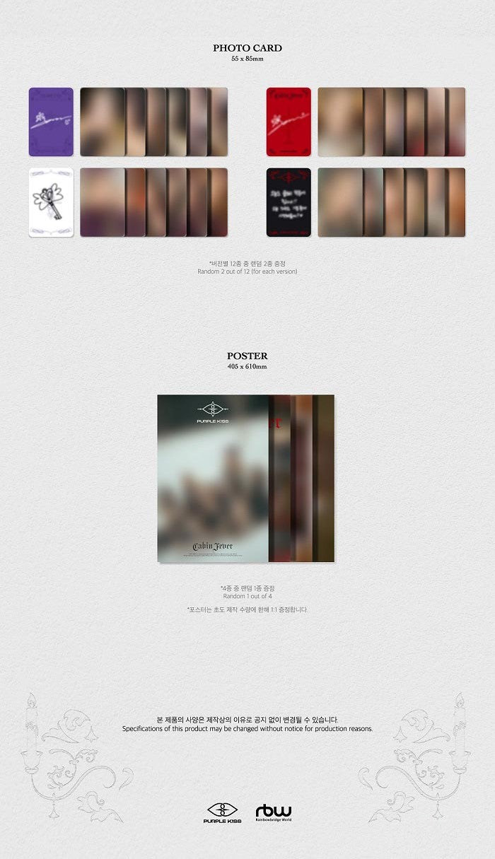 PURPLE KISS Mini Album Vol. 5 - Cabin Fever