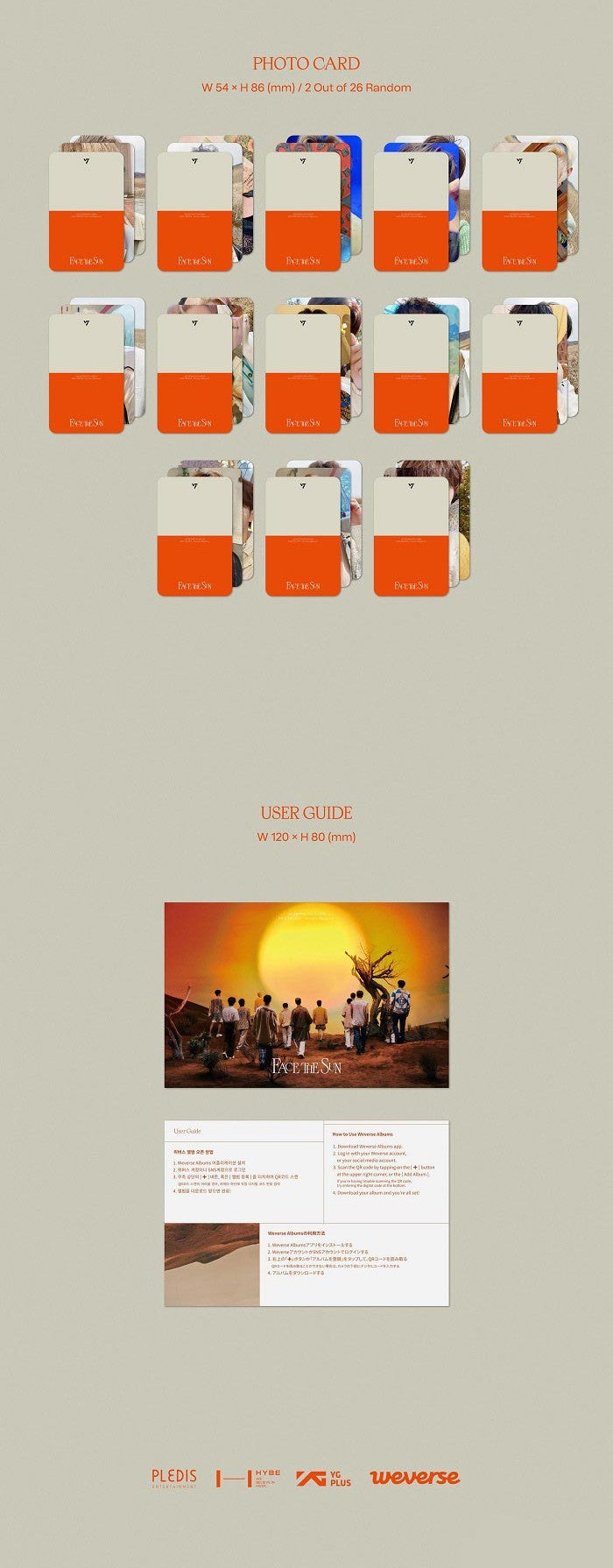 Seventeen Album Vol. 4 - Face the Sun (Weverse Albums Ver.)
