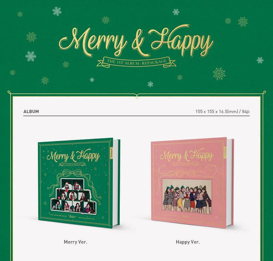 Twice Vol. 1 (Repackage) - Merry & Happy (Random)