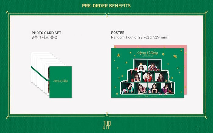 Twice Vol. 1 (Repackage) - Merry & Happy (Random)