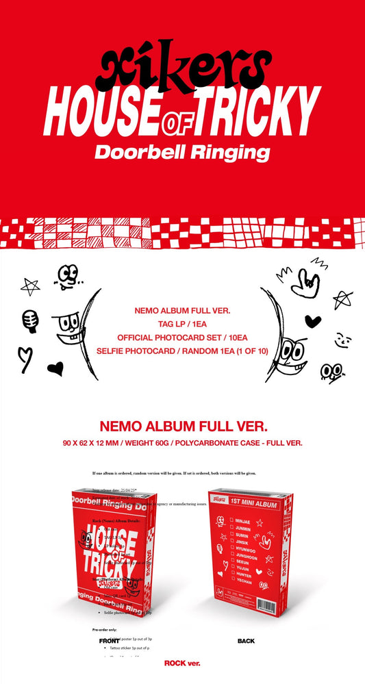 xikers Mini Album Vol. 1 - HOUSE OF TRICKY : Doorbell Ringing (Smart Album Versions) (Random)