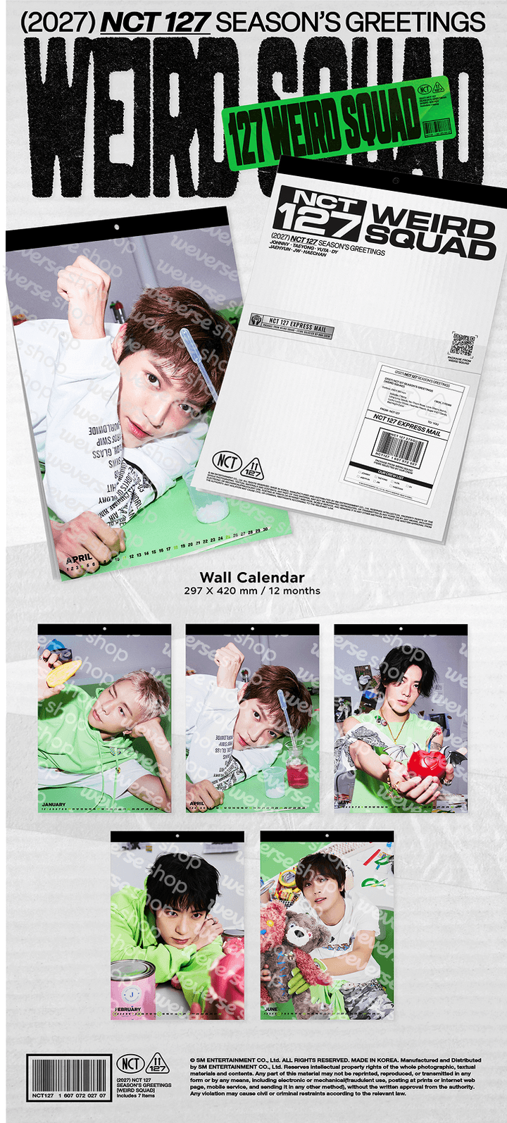 PRE-ORDER: NCT 127 2027 Season’s Greetings - WEIRD SQUAD