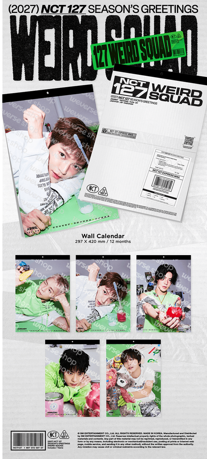 PRE-ORDER: NCT 127 2027 Season’s Greetings - WEIRD SQUAD