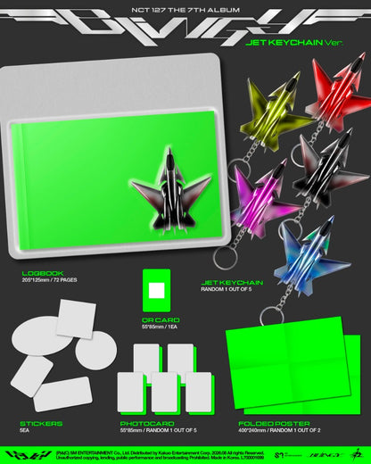 PRE-ORDER: NCT 127 The 7th Album - BLINGY (JET Keychain / Smart Album Ver.) (Random)