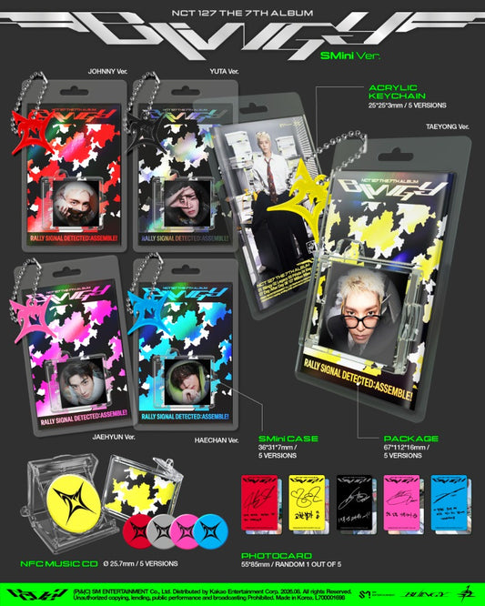 PRE-ORDER: NCT 127 The 7th Album - BLINGY (SMini Ver.) (Random)