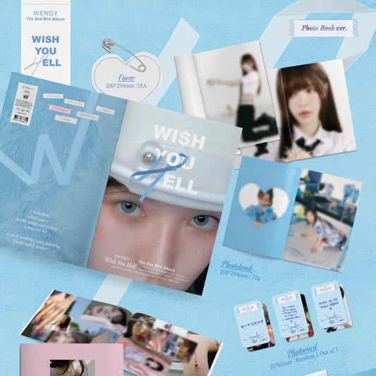 [PRE-OWNED] WENDY The 2nd Mini Album – Wish You Hell (Photobook Ver.)