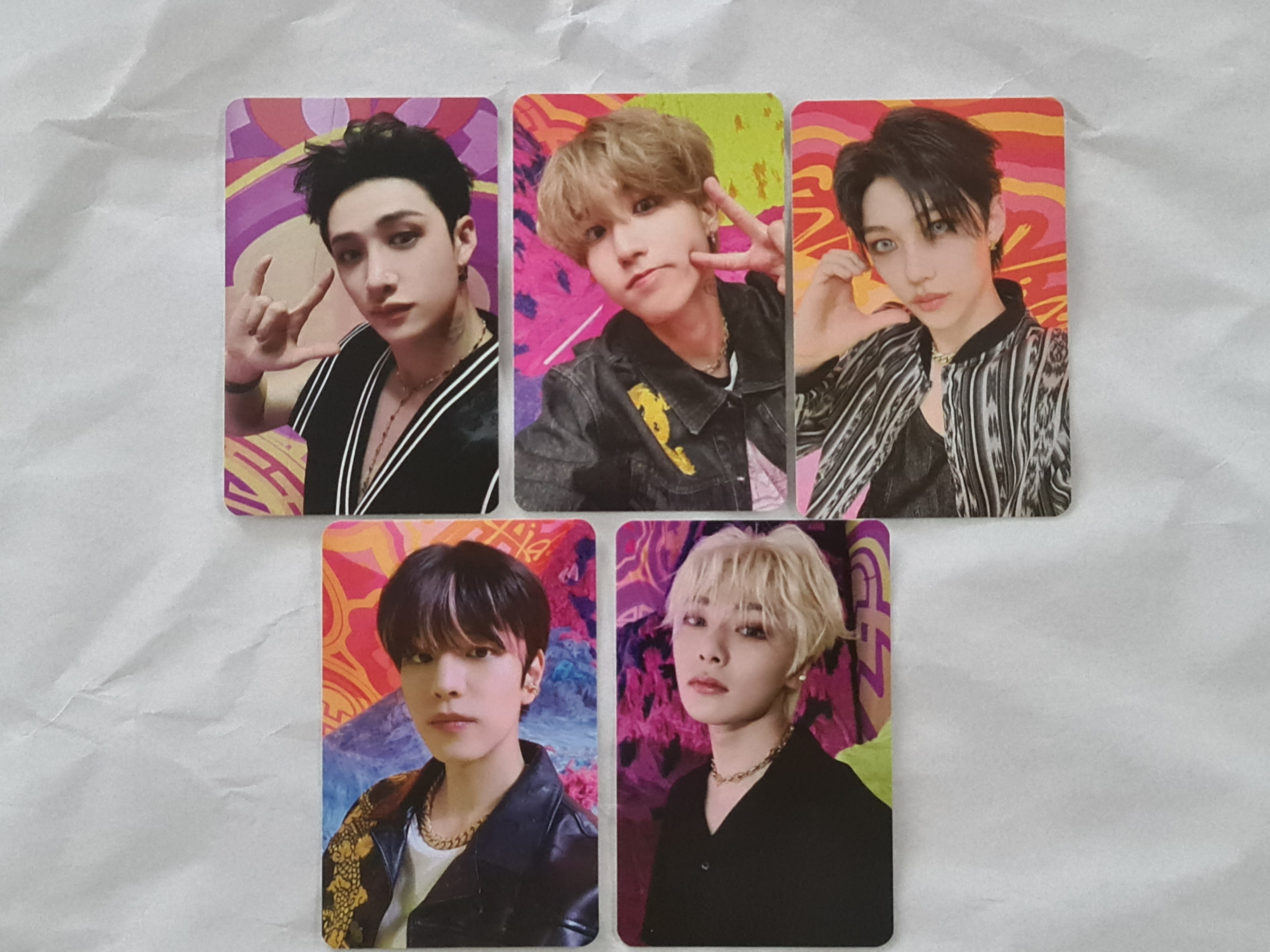 Stray Kids Mini Album - Maxident IFIVE LOTTE DUTY FREE POB Photocard ...