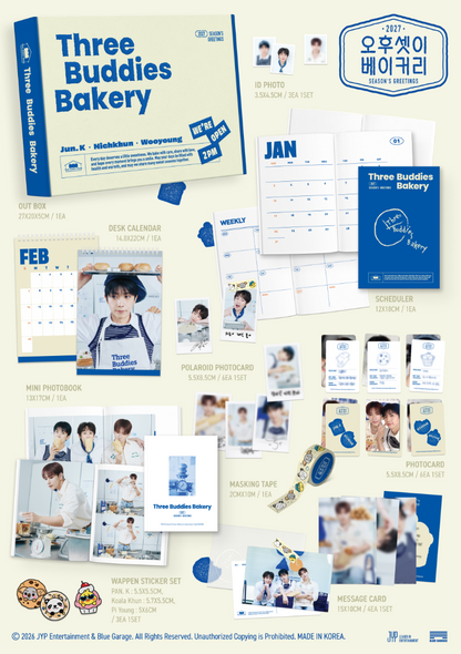 PRE-ORDER: 2PM 2027 Season’s Greetings - Three Buddies Bakery