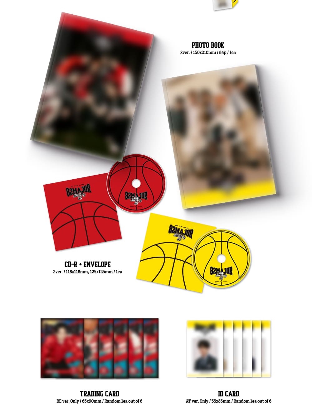 82MAJOR 1ST MINI ALBUM – BEAT by 82 (Random)