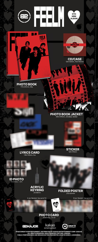 82MAJOR 5th Mini Album - FEELM (Photobook Ver.)
