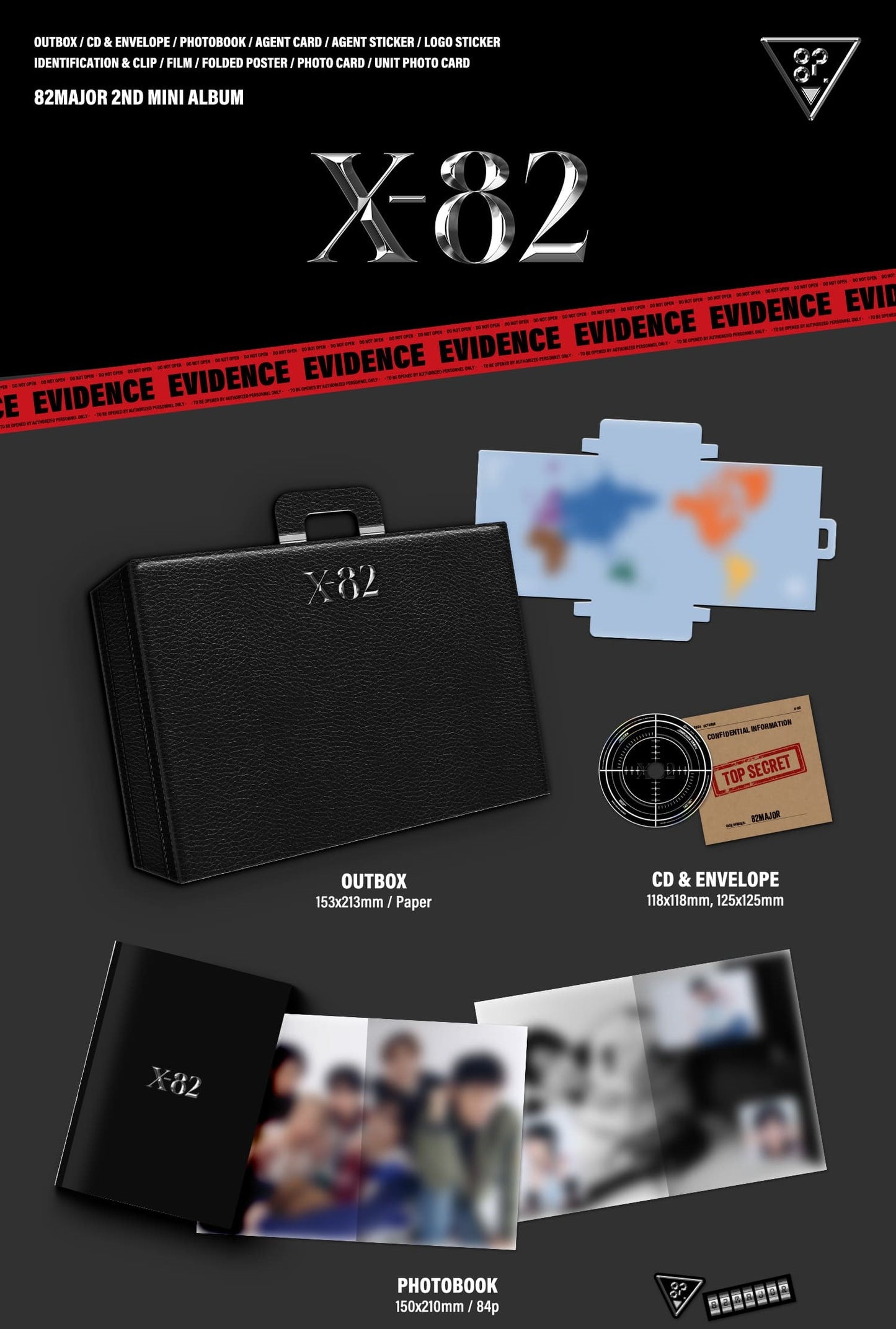 82MAJOR 2ND MINI ALBUM – X-82